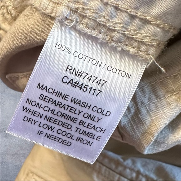 Redhead Cargo Shorts Khaki Size 34 Elastic Waist Camping Hiking Outdoor Pockets - Picture 6 of 7